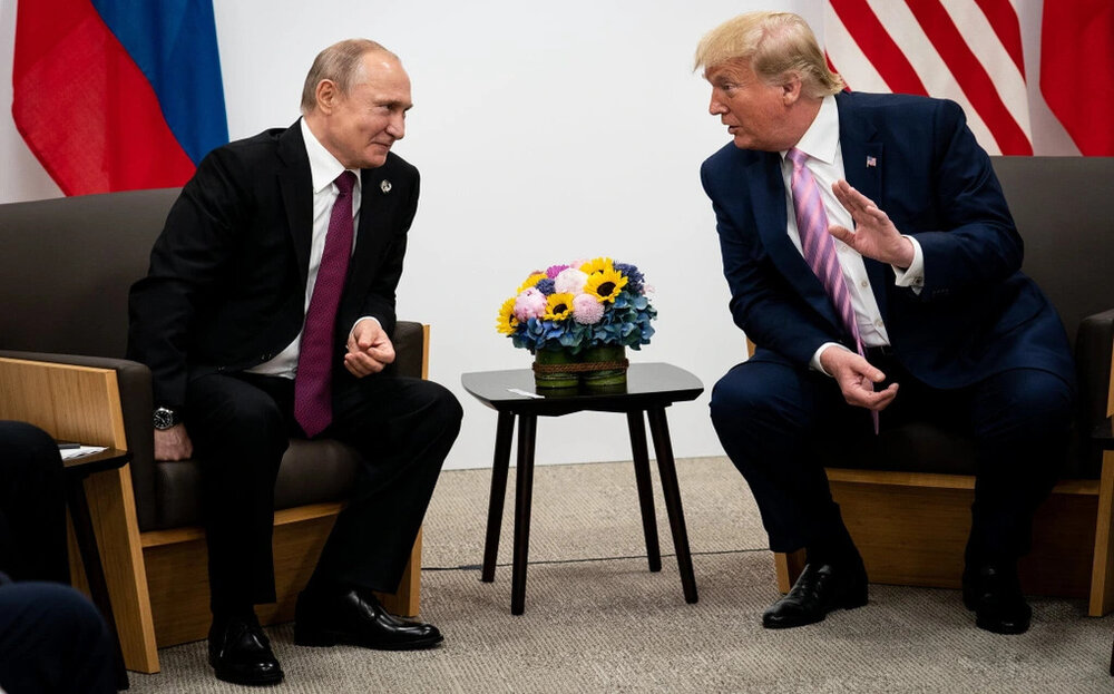 Tổng thống Nga Vladimir Putin và Tổng thống Mỹ Donald Trump